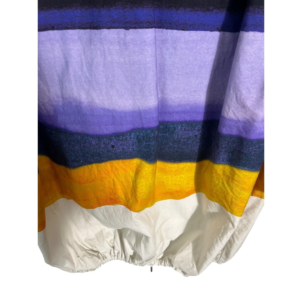 MAEVE x ANTHROPOLOGIE Longline Striped Hooded Windbreaker Jacket - Picture 13 of 14